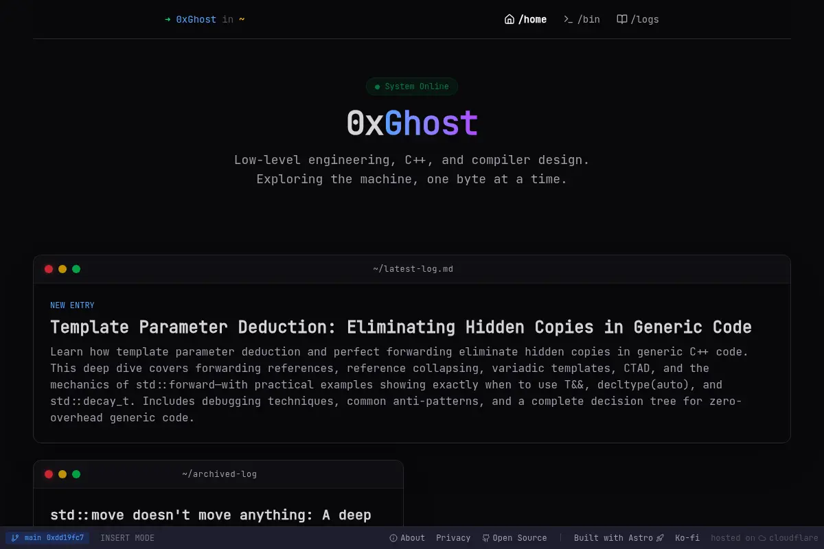 0xGhost // System Root