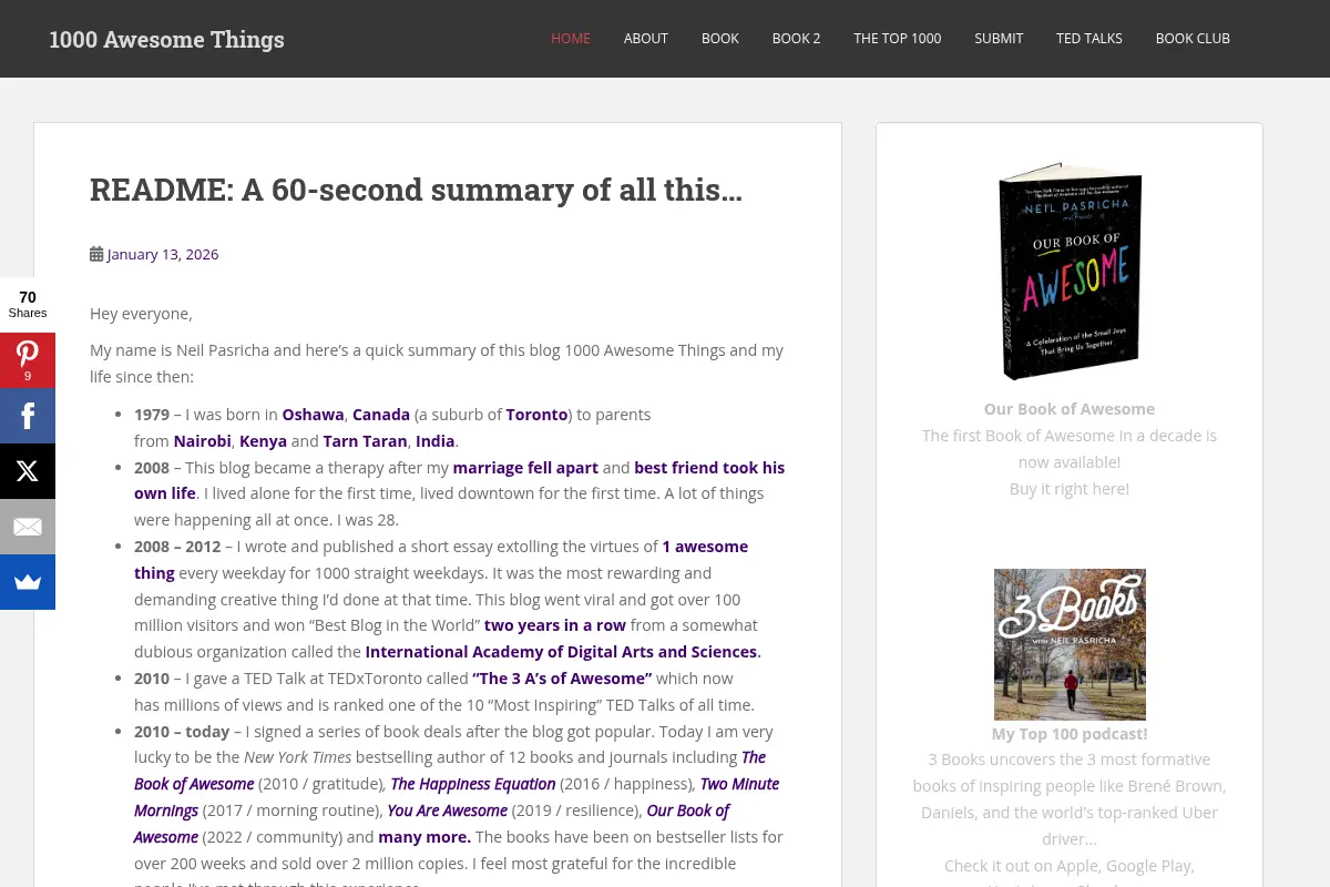 1000 Awesome Things