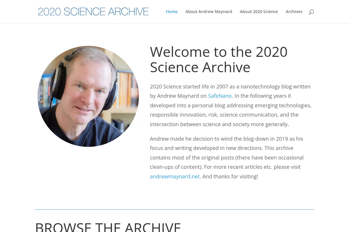 2020 Science Archive