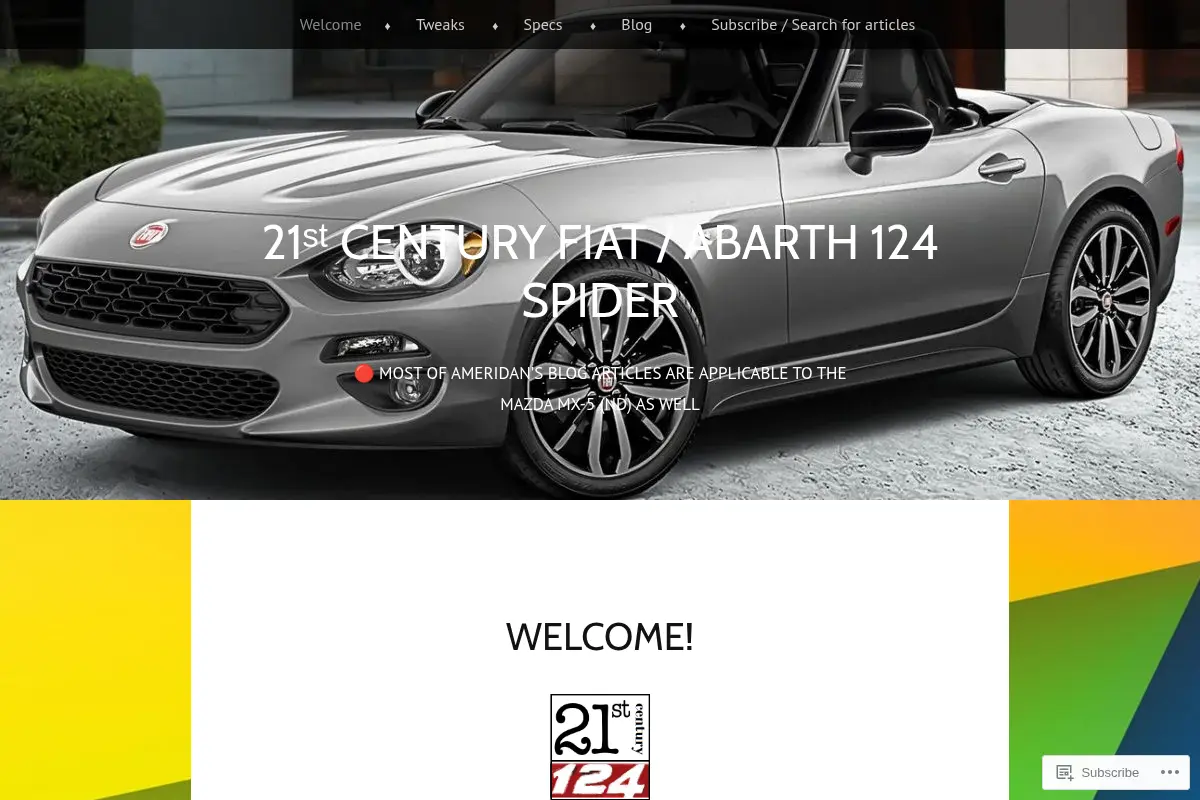 21st Century Fiat / Abarth 124 Spider
