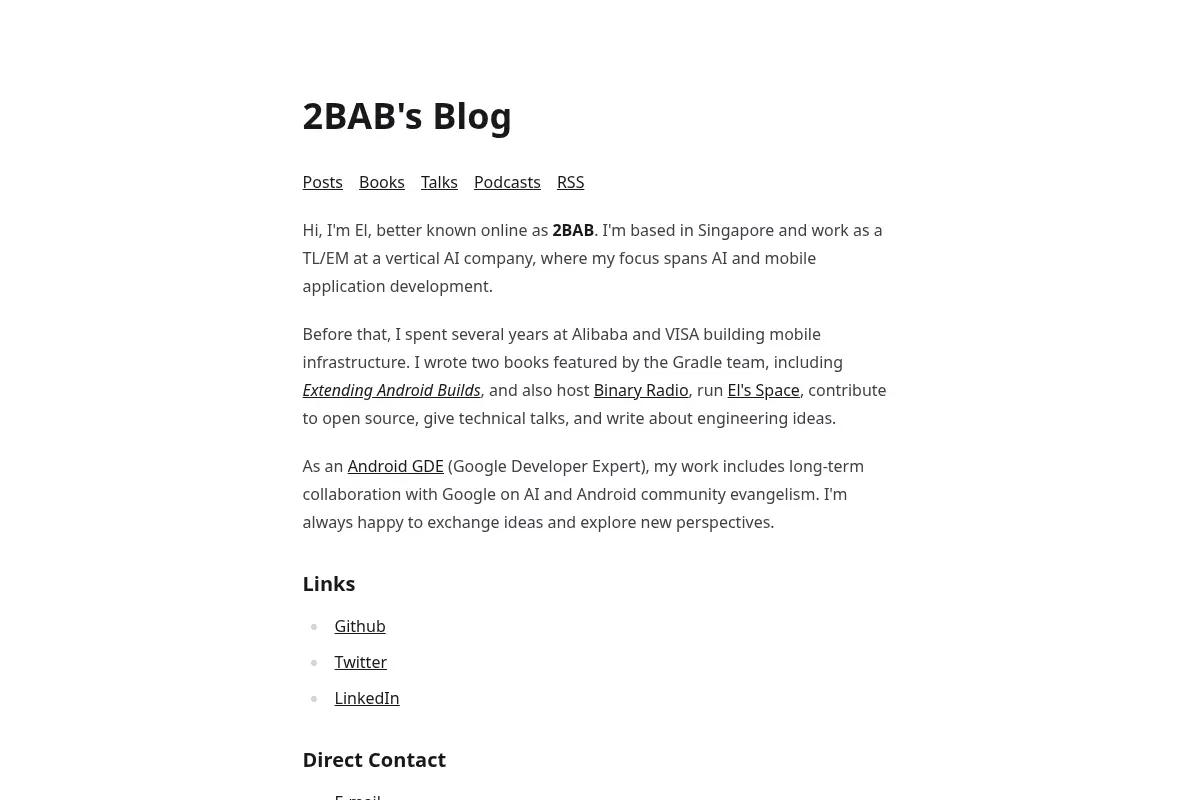 2BAB's Blog