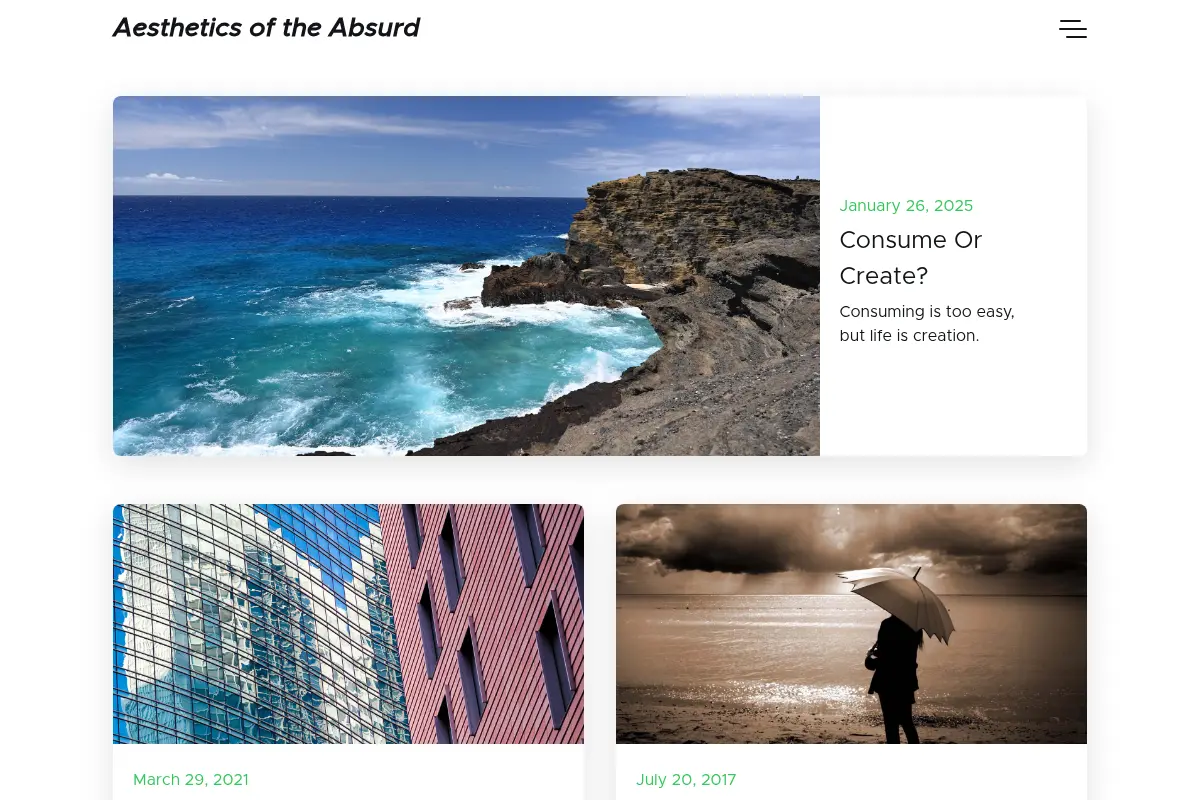 Aesthetics of the Absurd
