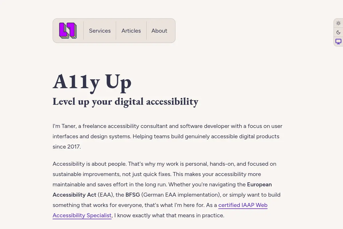 A11y Up