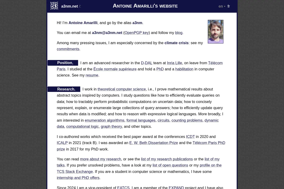 Antoine Amarilli's website