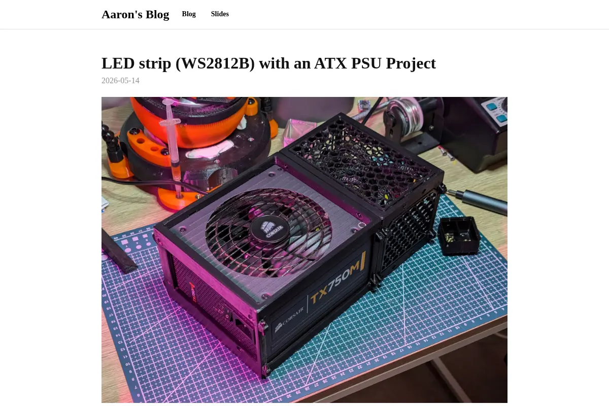 Aaron's Blog