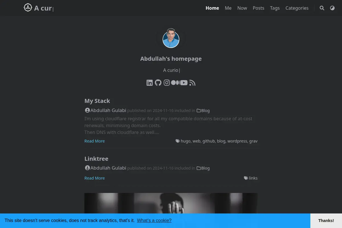 Abdullah's homepage - a curious engineer