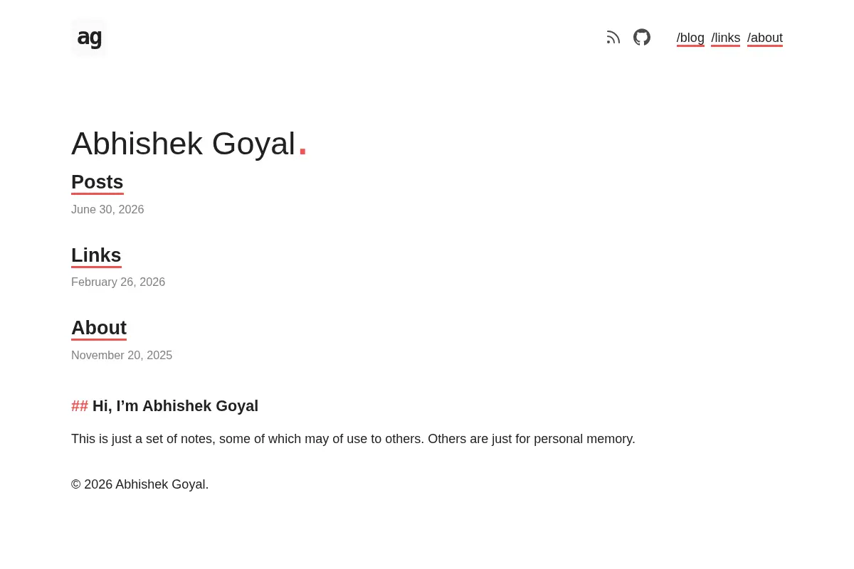 Abhishek Goyal