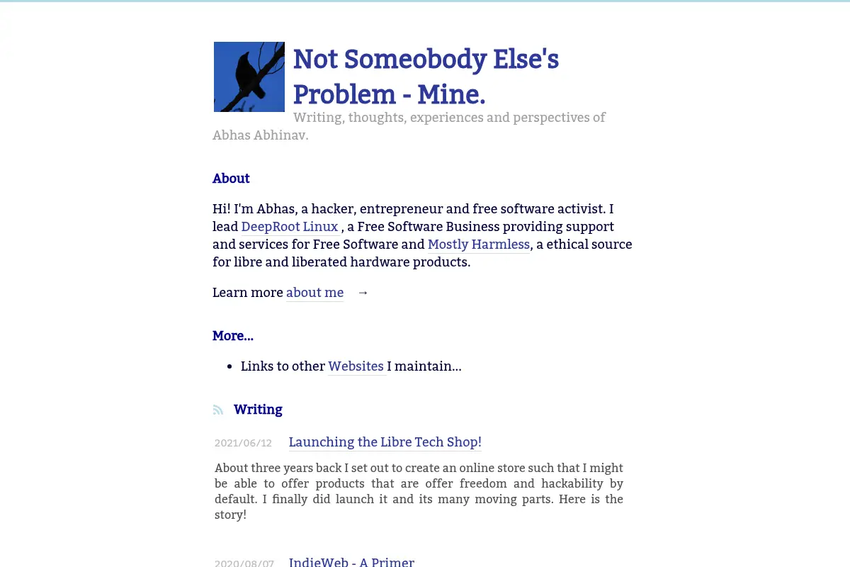 Not Somebody Else's Problem; Mine.