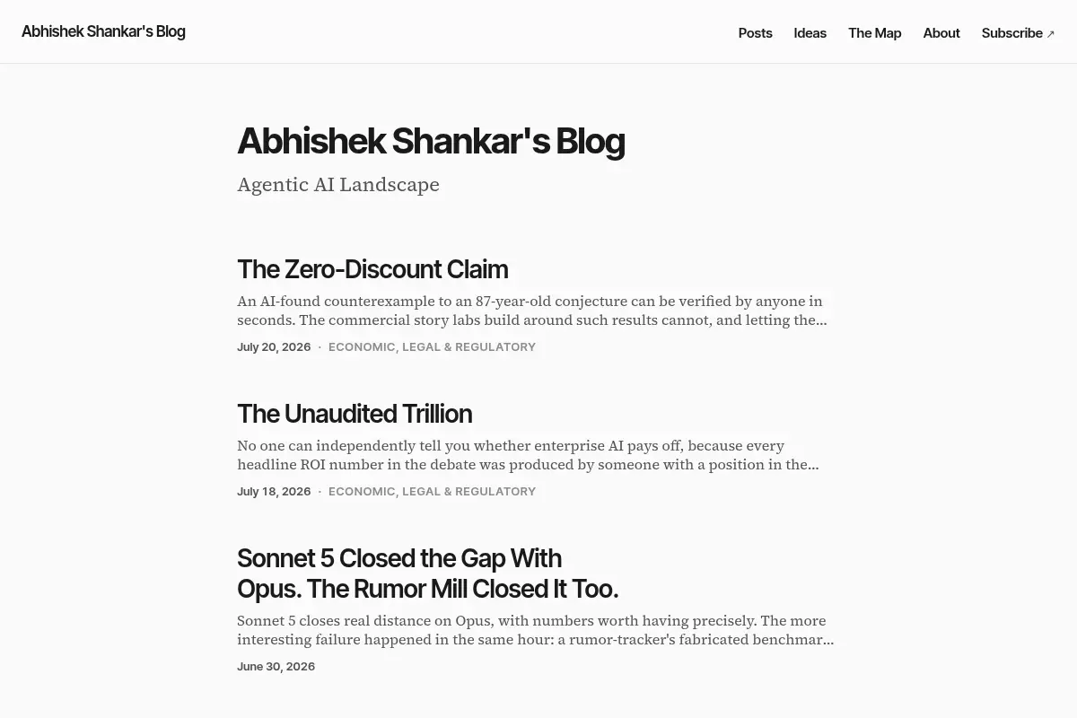 Abhishek Shankar's Blog