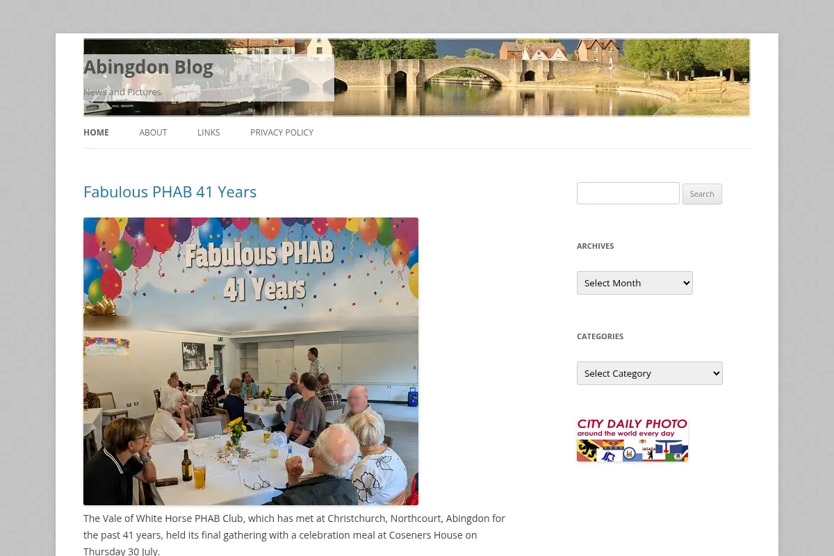 Abingdon Blog
