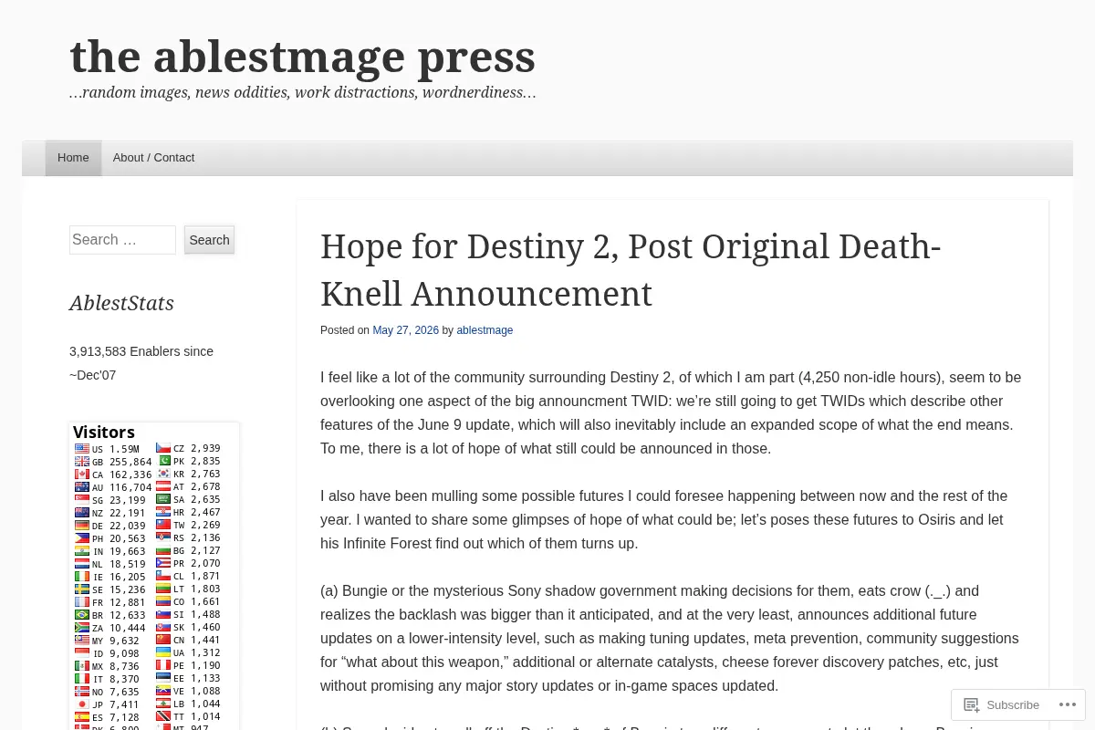 the ablestmage press