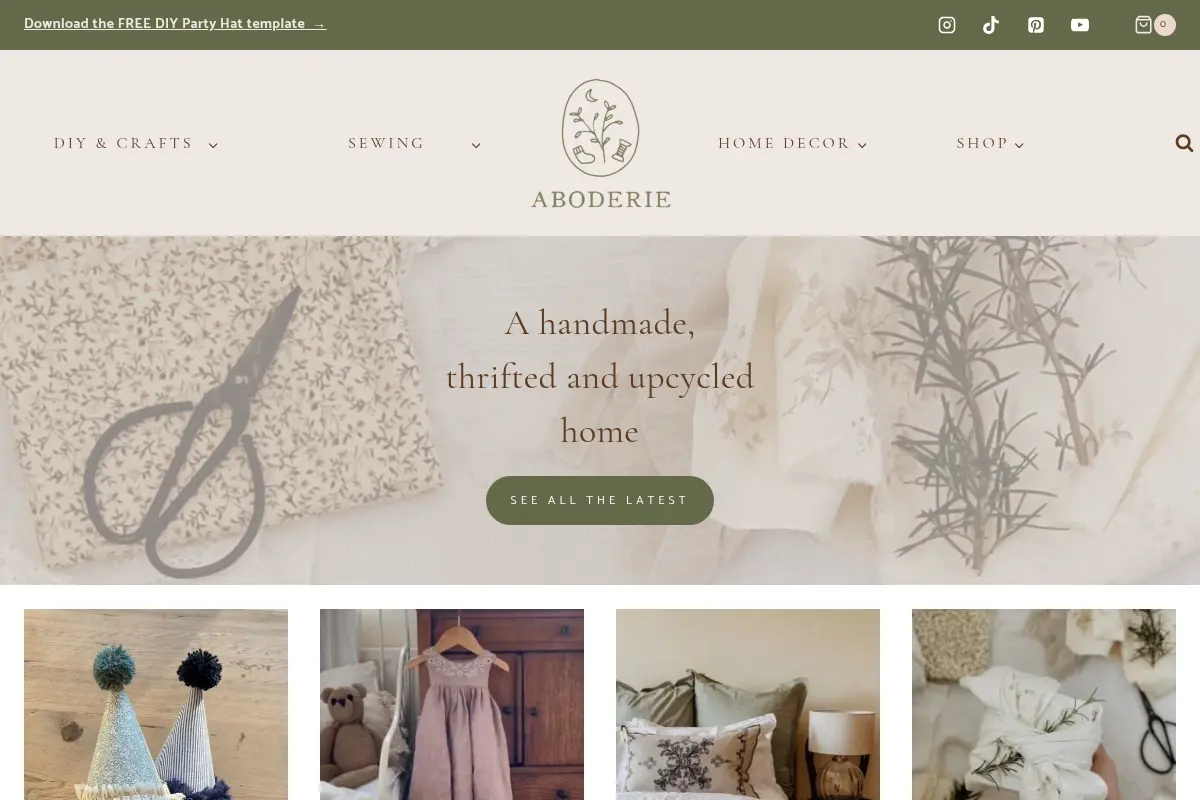 Aboderie: An upcycled, handmade and thrifted home