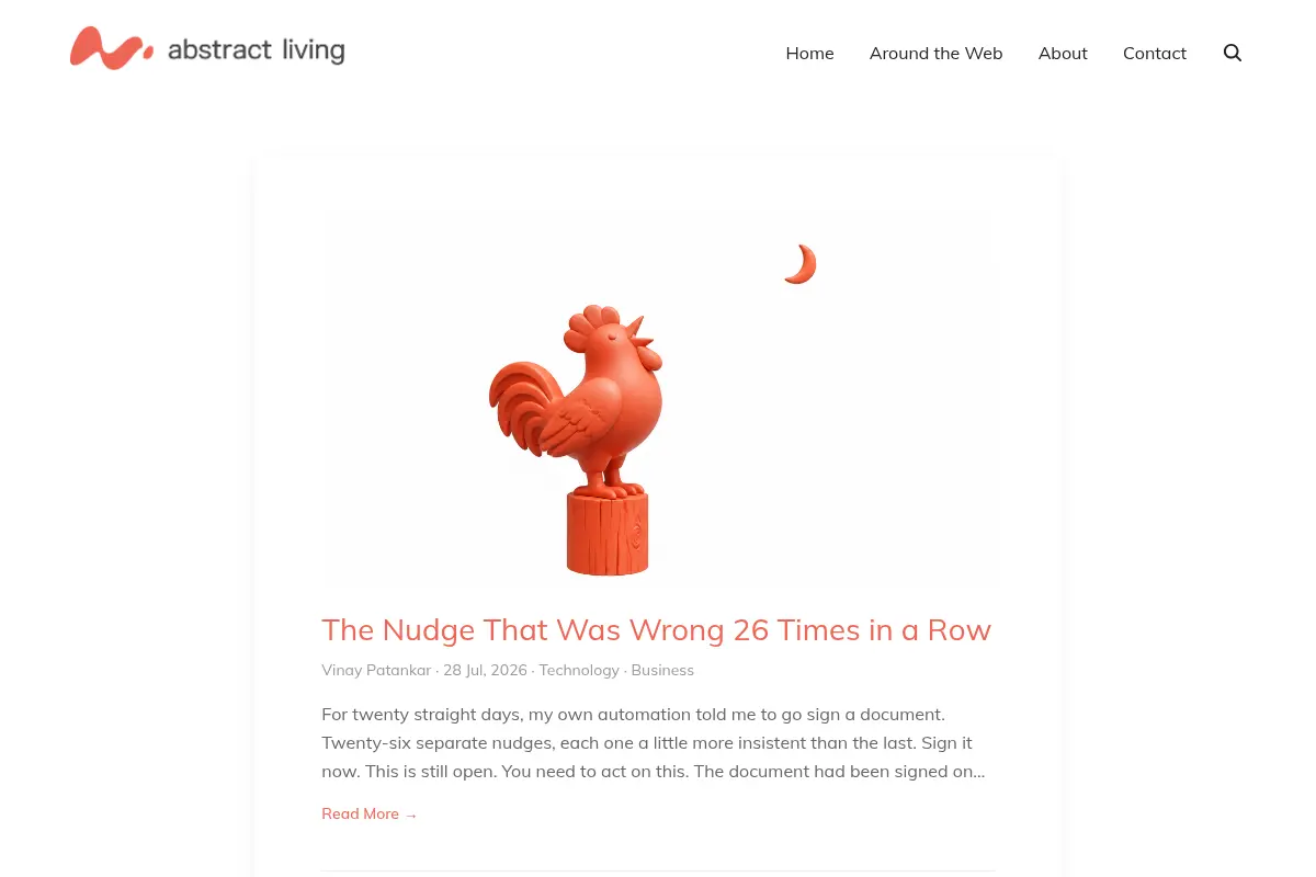 Abstract Living