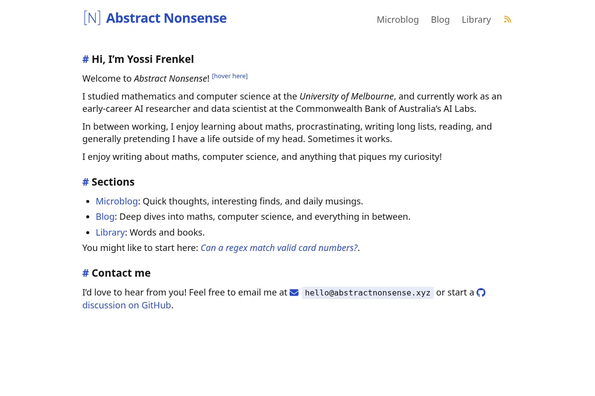 Abstract Nonsense