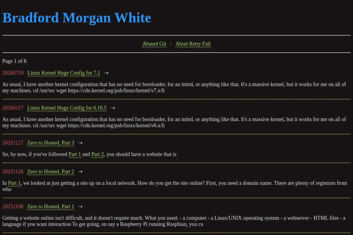 Bradford Morgan White