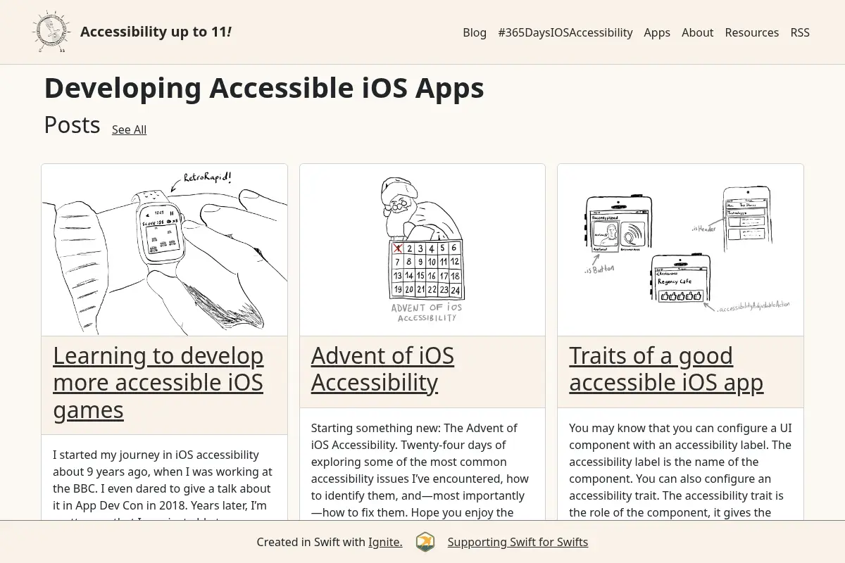 Accessibility up to 11!