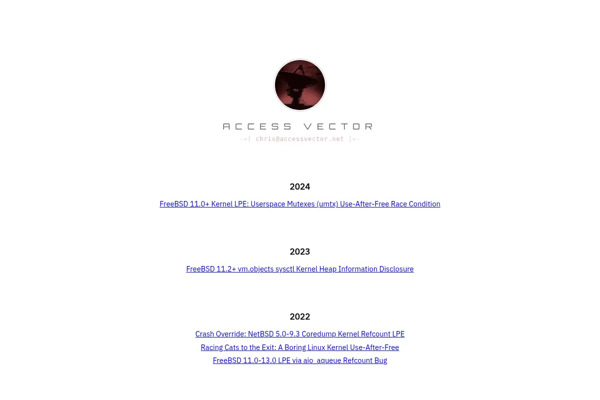 Access Vector
