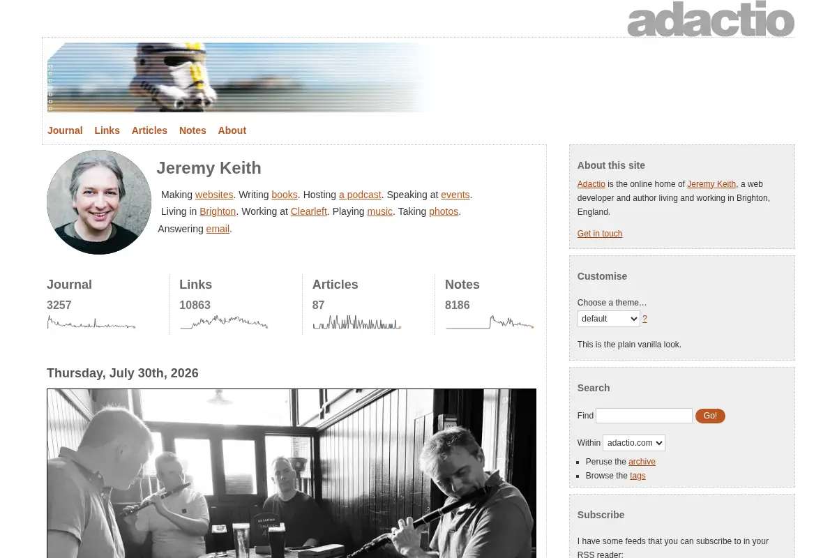 Adactio: Jeremy Keith
