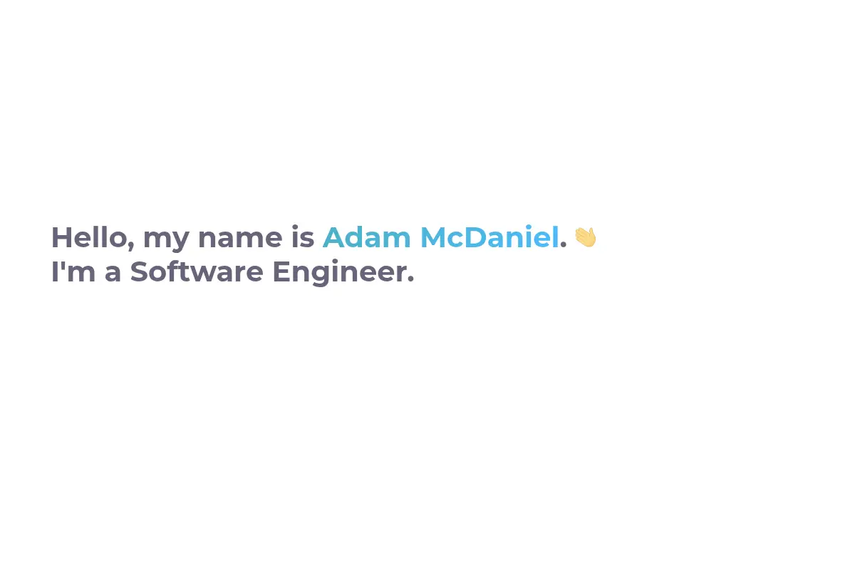 Adam | Developer