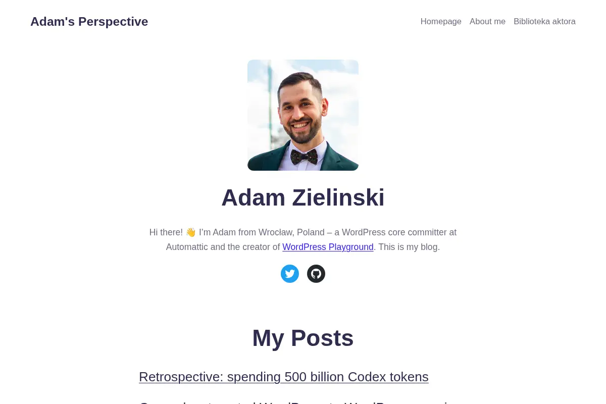 Adam's Perspective