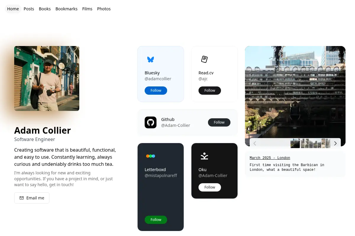 Adam Collier — Software Engineer