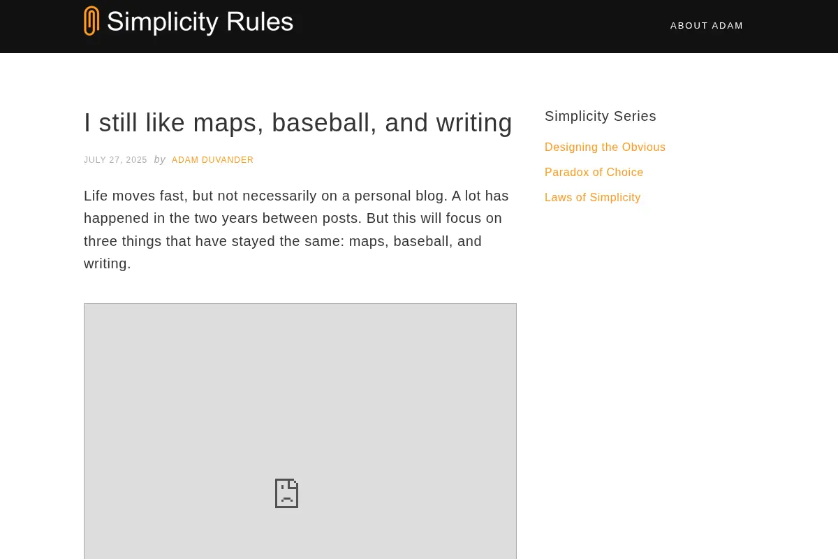 Simplicity Rules