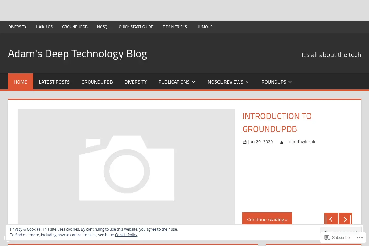 Adam's Deep Technology Blog