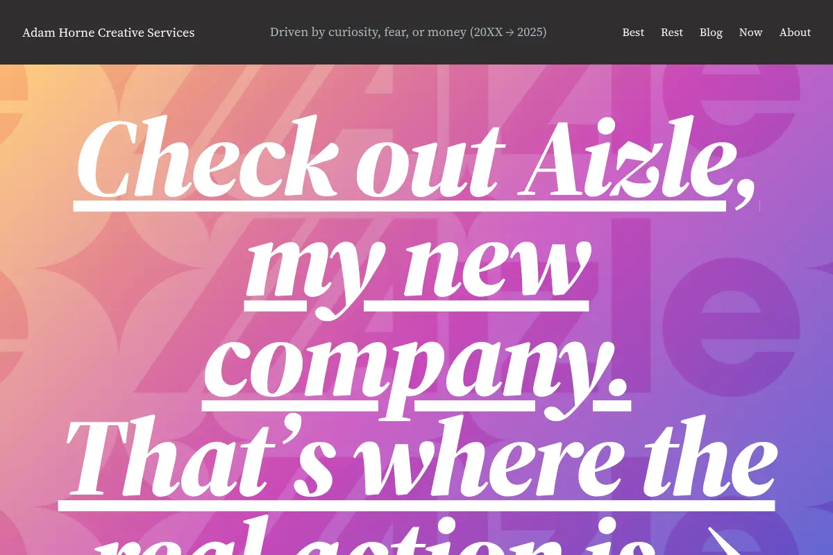 Adam Horne Creative Services