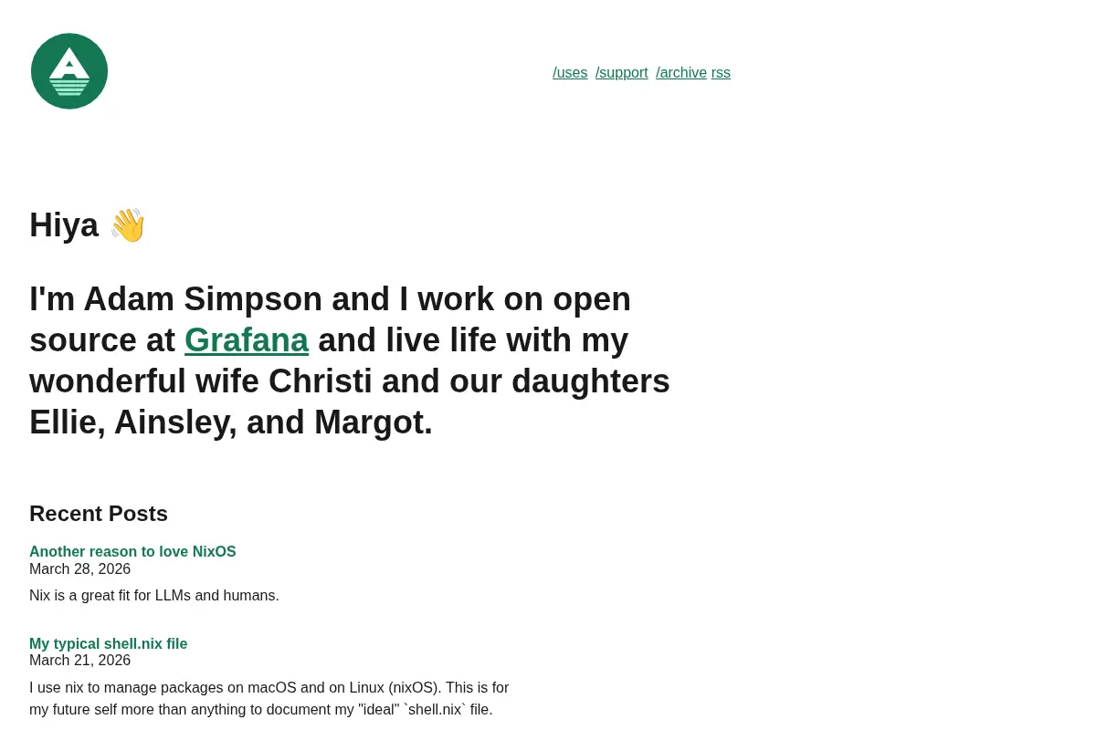 Adam Simpson's Design & Development Log