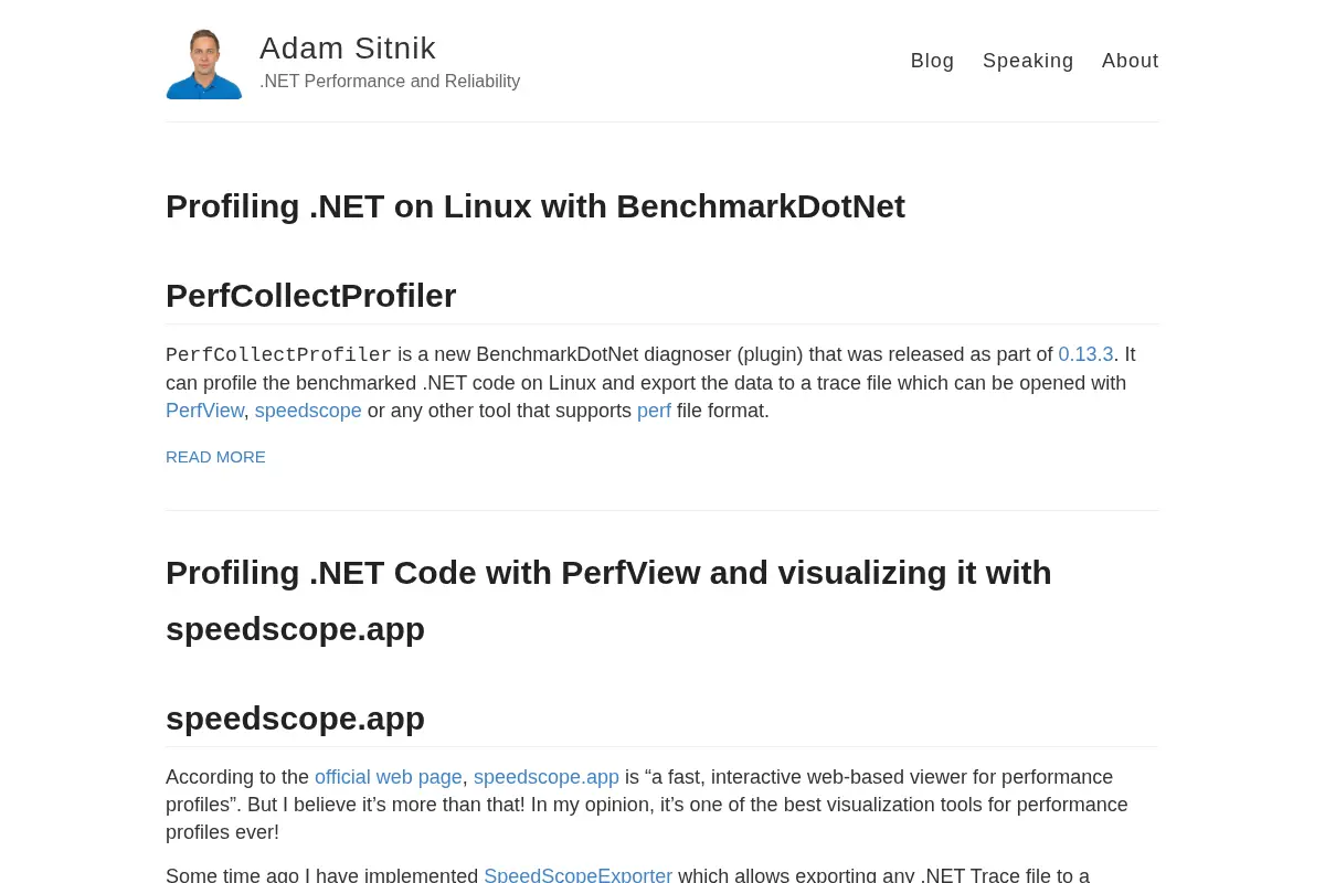 Adam Sitnik – .NET Performance and Reliability