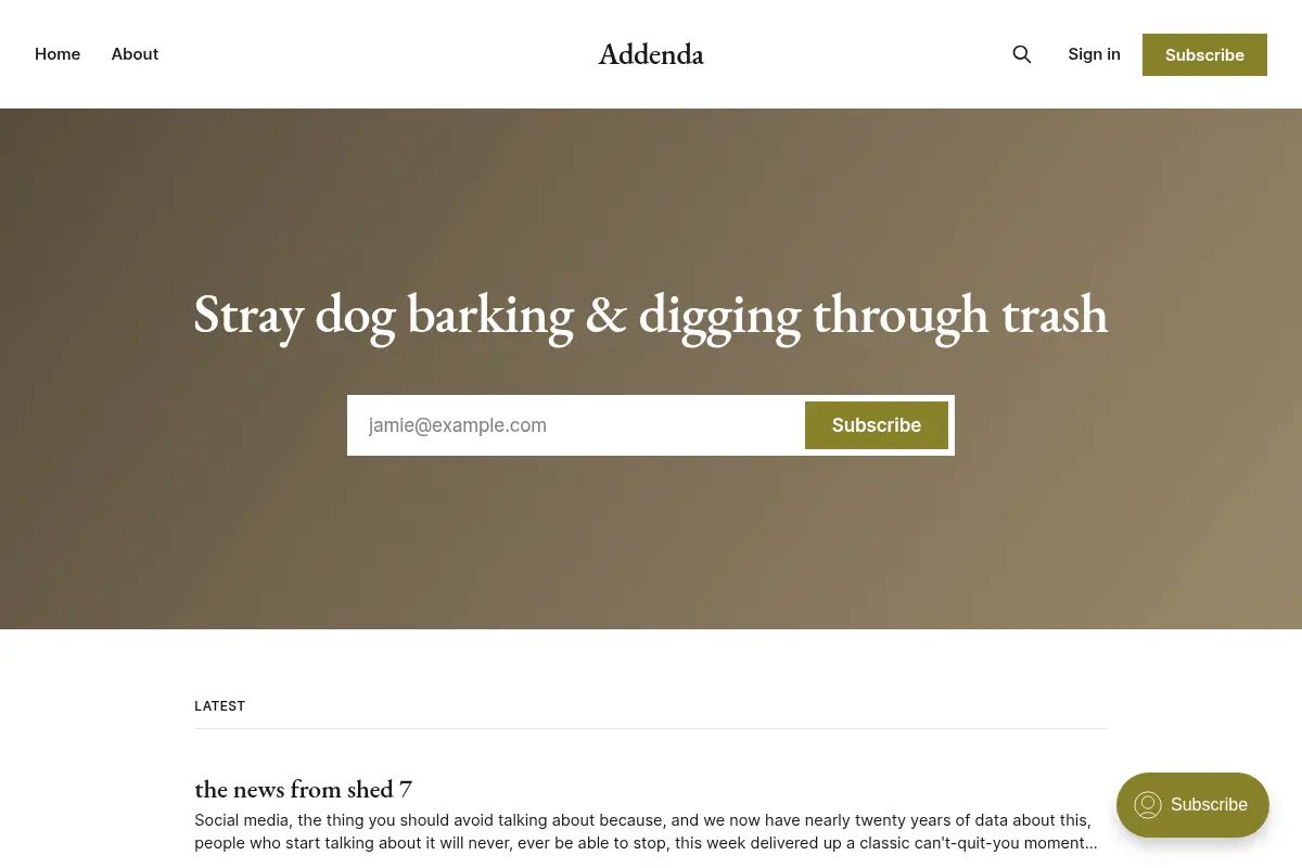 Addenda