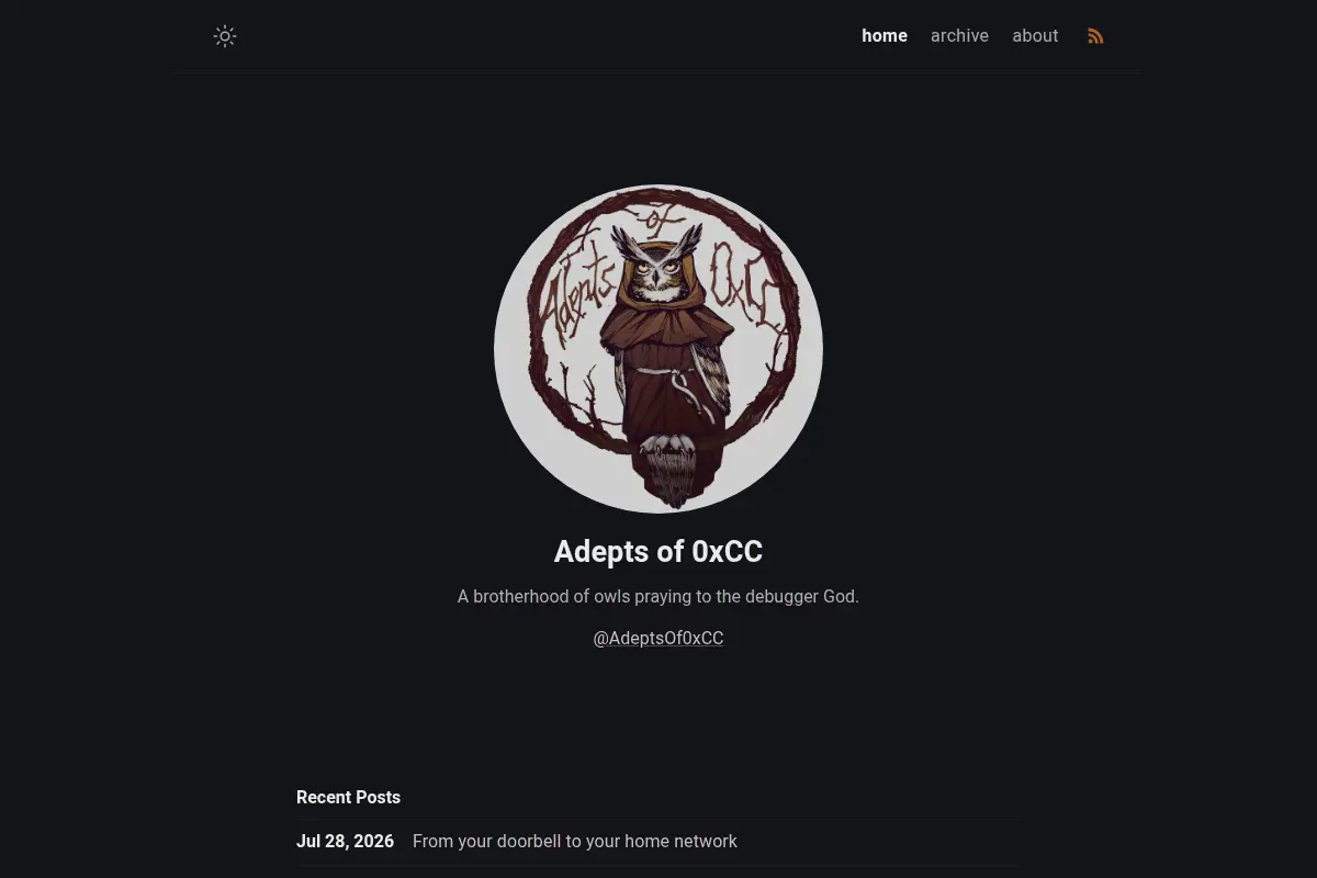 Adepts of 0xCC