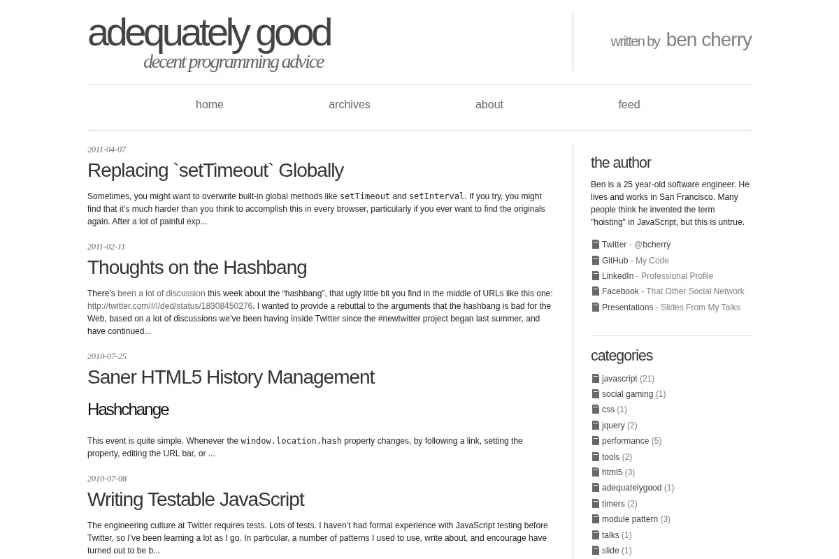 Adequately Good
