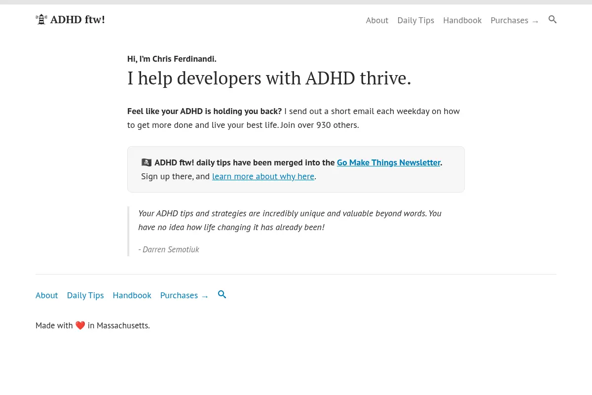 ADHD ftw!
