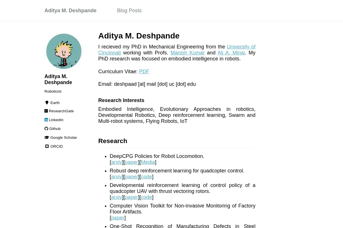 Aditya M. Deshpande