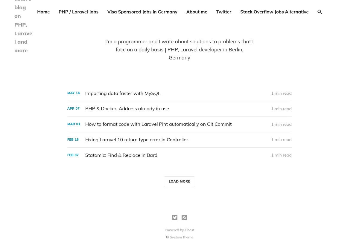 Adithya's Laravel Development Blog
