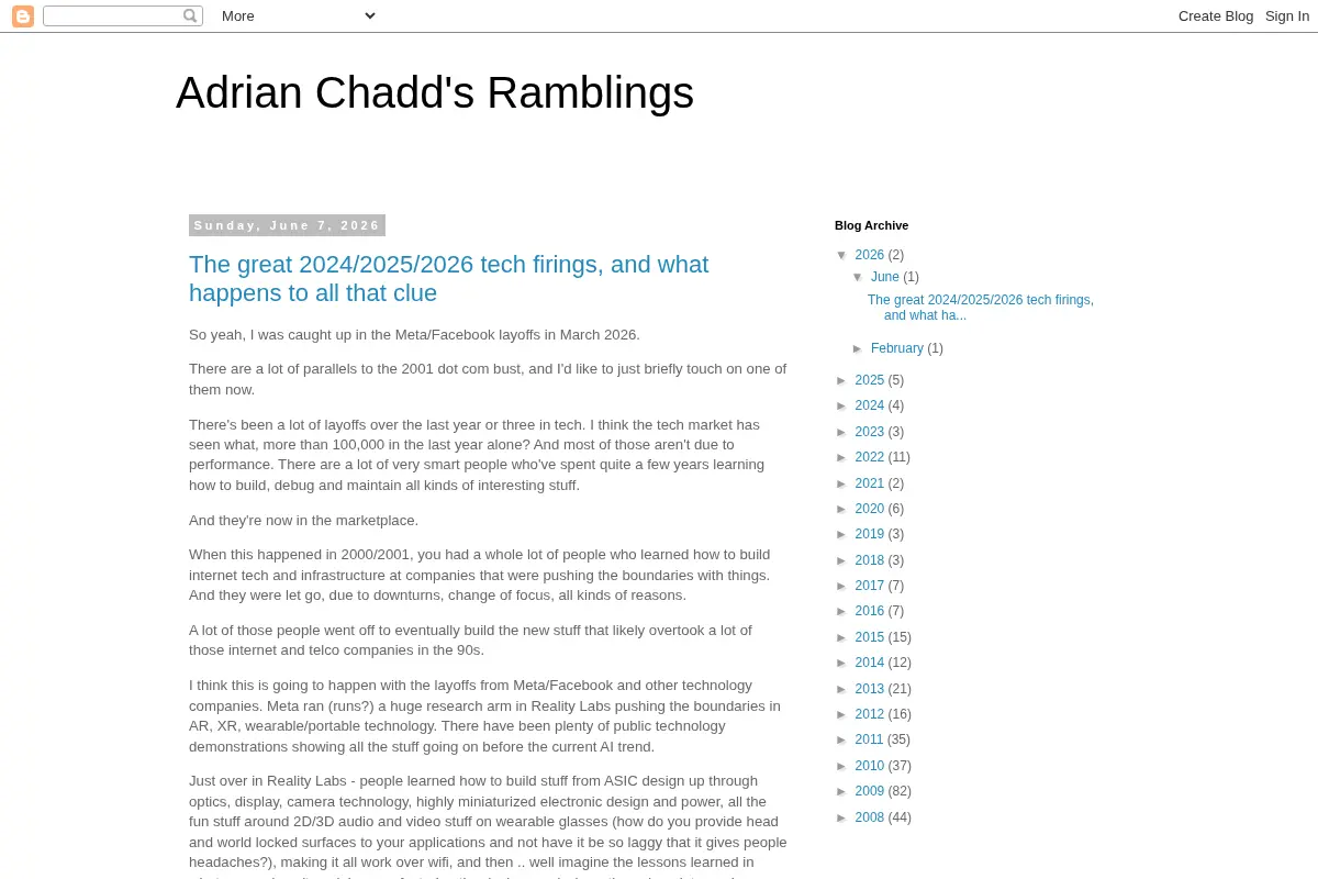 Adrian Chadd's Ramblings