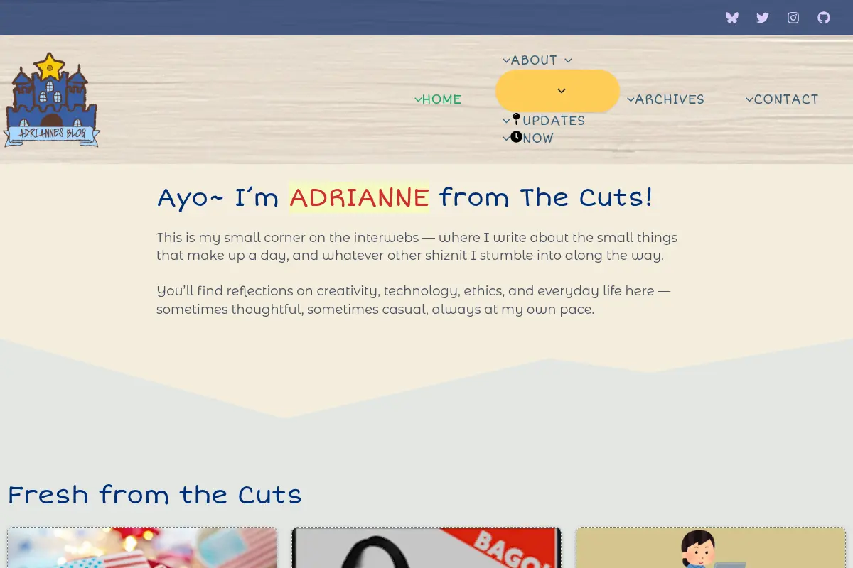 Adrianne's Blog