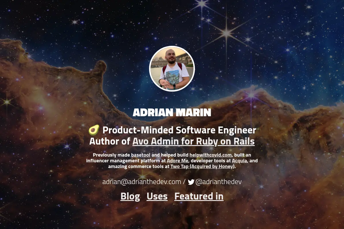 Adrian Marin - Product-Minded Software Engineer