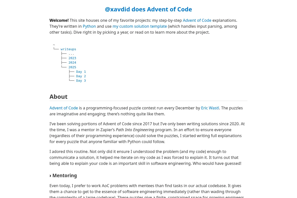 @xavdid does Advent of Code