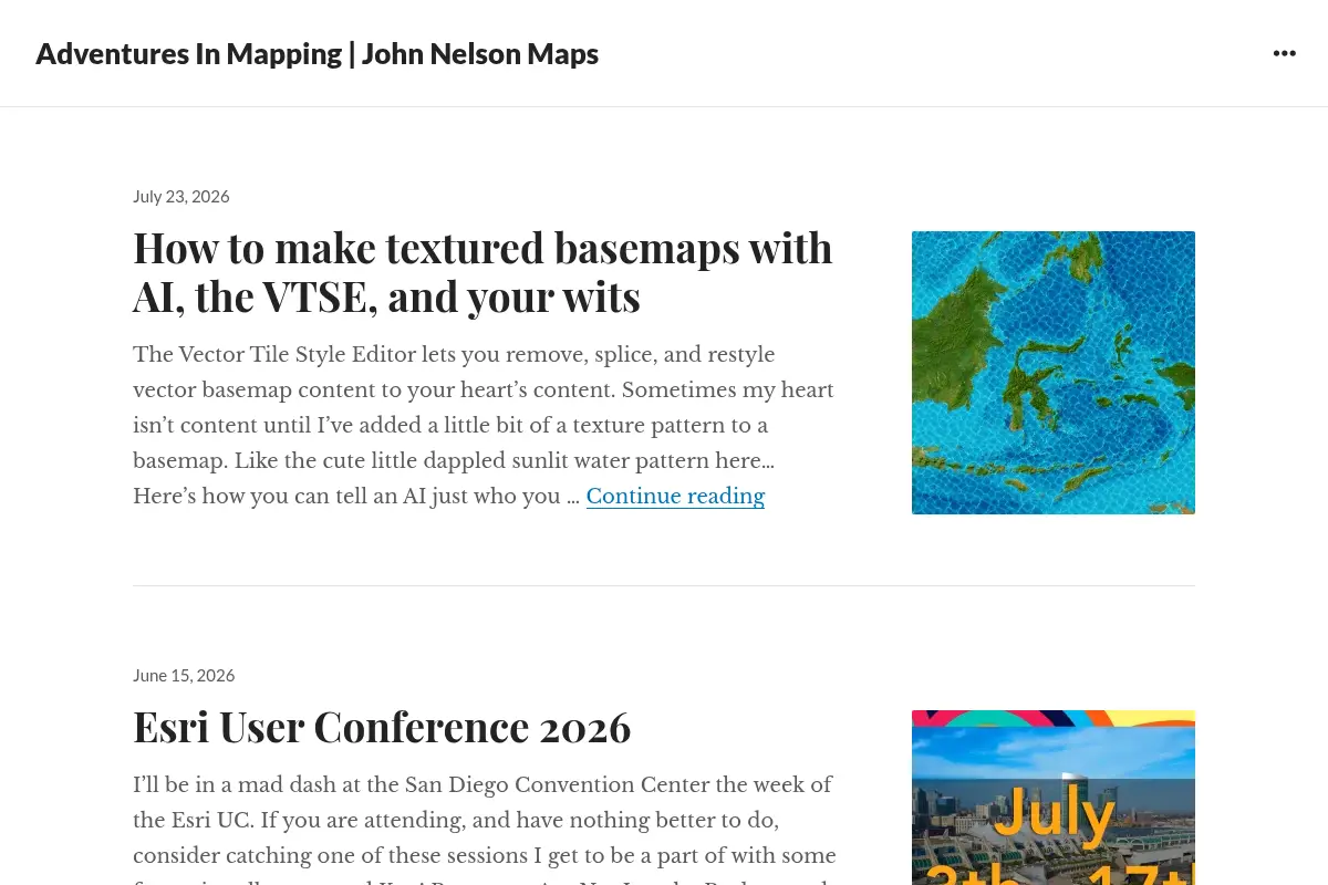 Adventures In Mapping