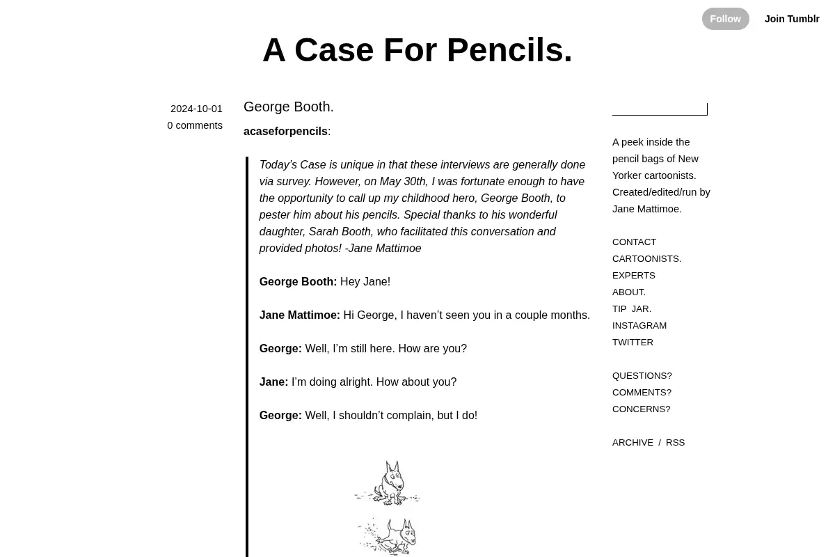 A Case For Pencils.
