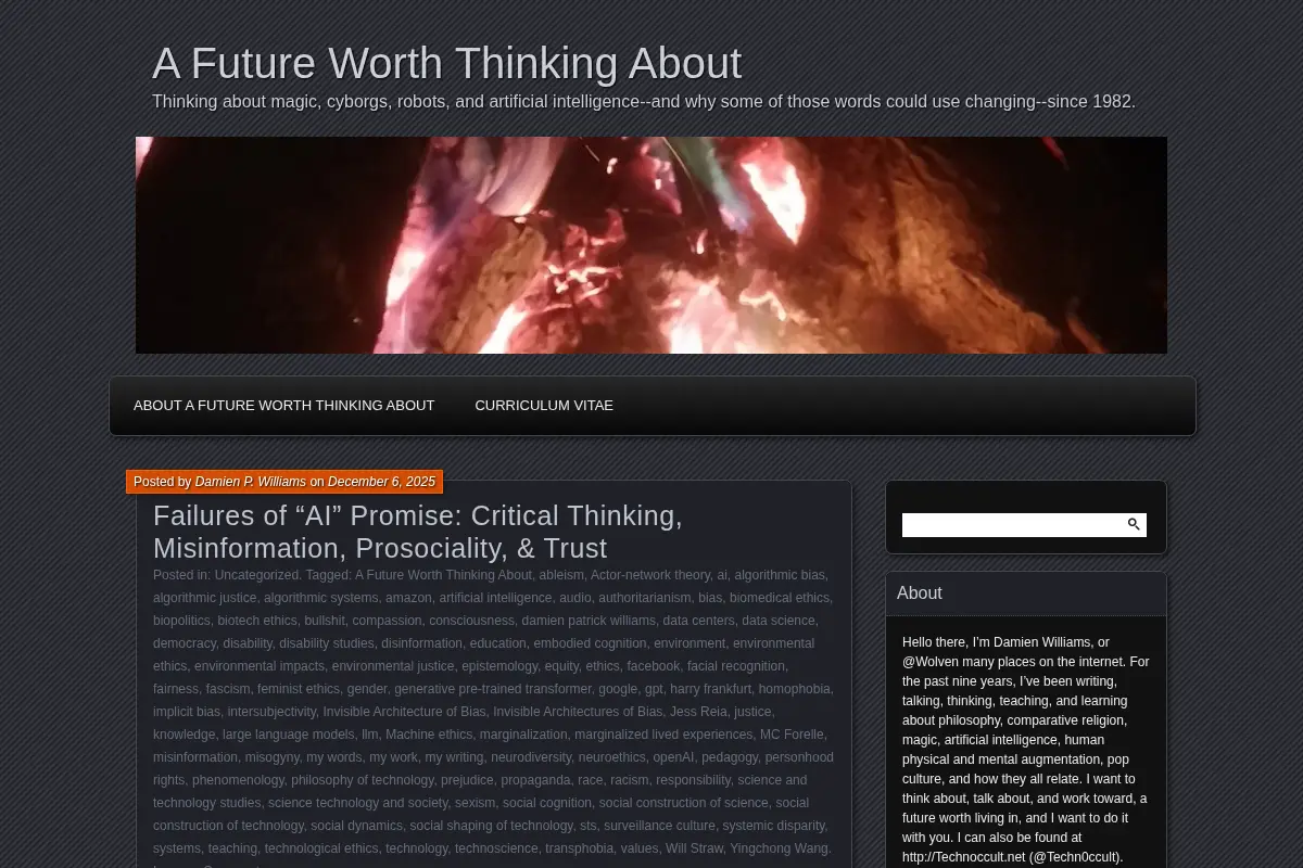 A Future Worth Thinking About