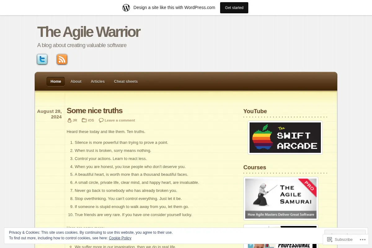 The Agile Warrior