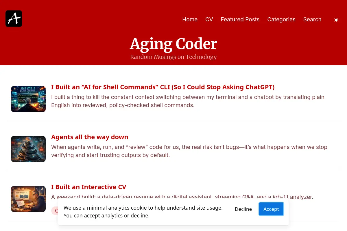 Aging Coder