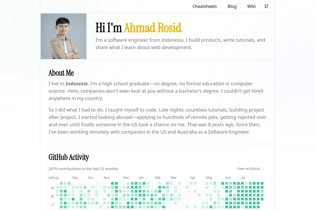 Ahmad Rosid - Software Engineer