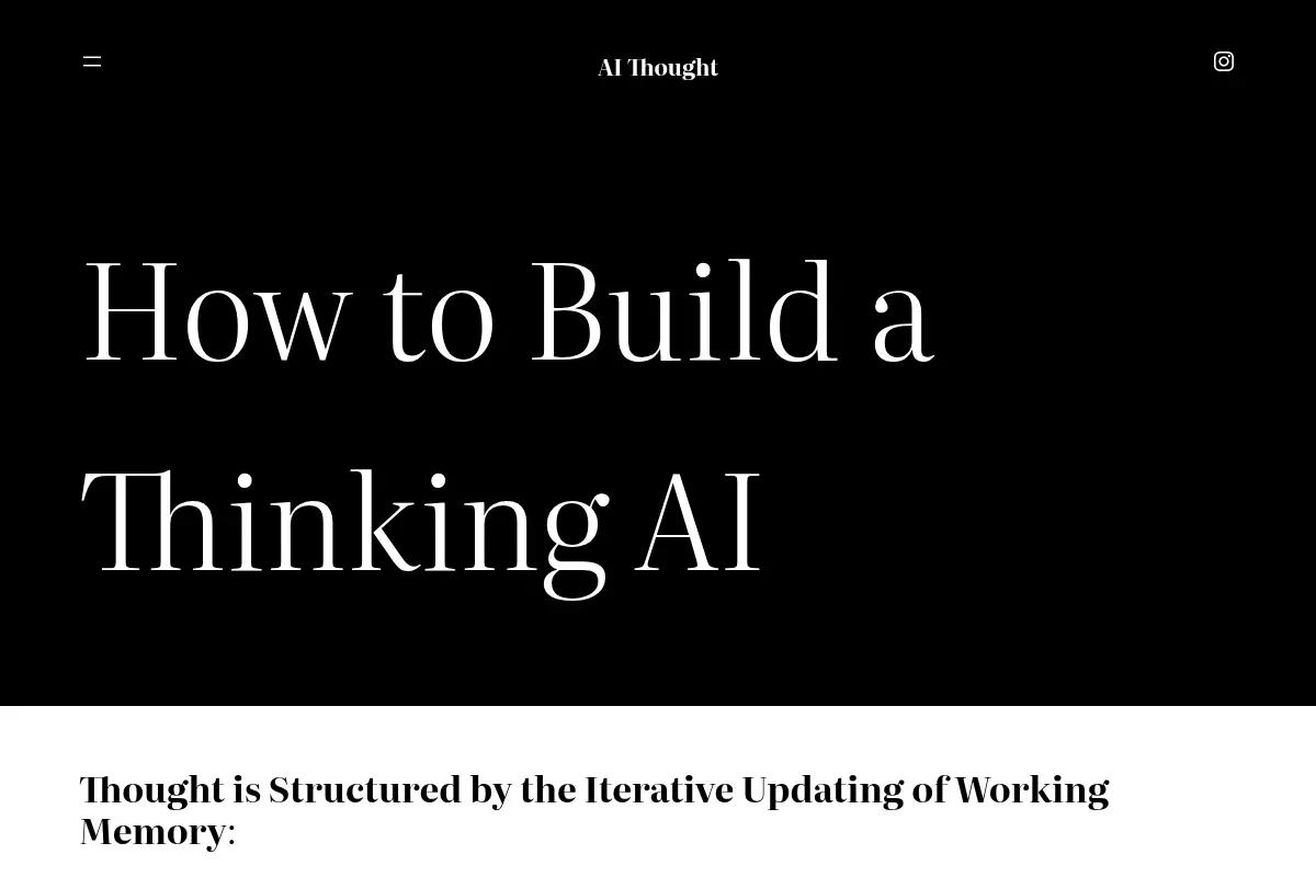 AI Thought – How to Build Superintelligent AI