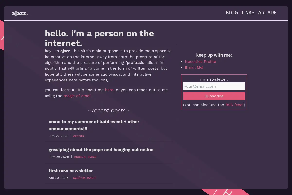 ajazz's homepage