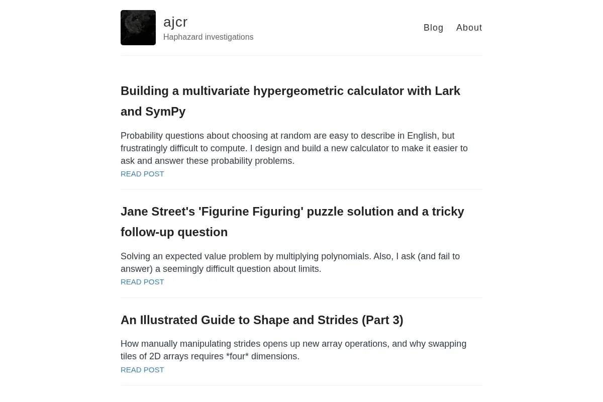 ajcr – Haphazard investigations