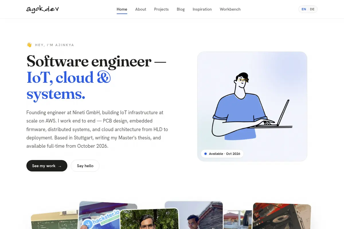 Ajinkya Gokhale — Software Engineer